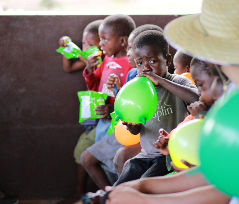 Children in Haiti benefiting from your donation.