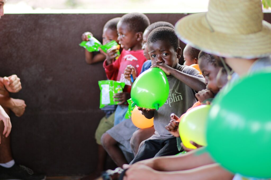 Children in Haiti benefiting from your donation.